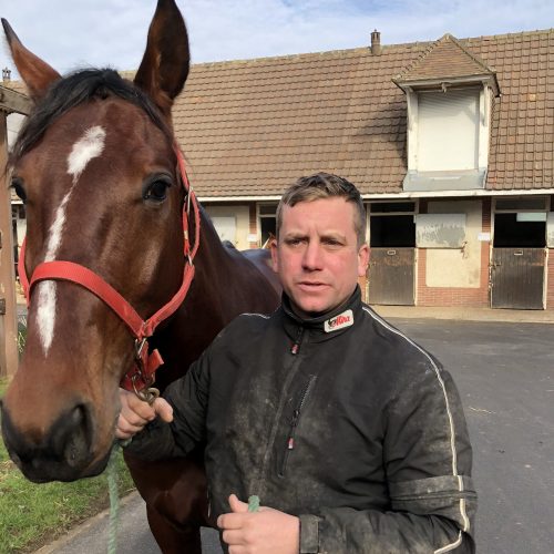 Julien Le mer et Fado du chêne vainqueur de Groupe 1